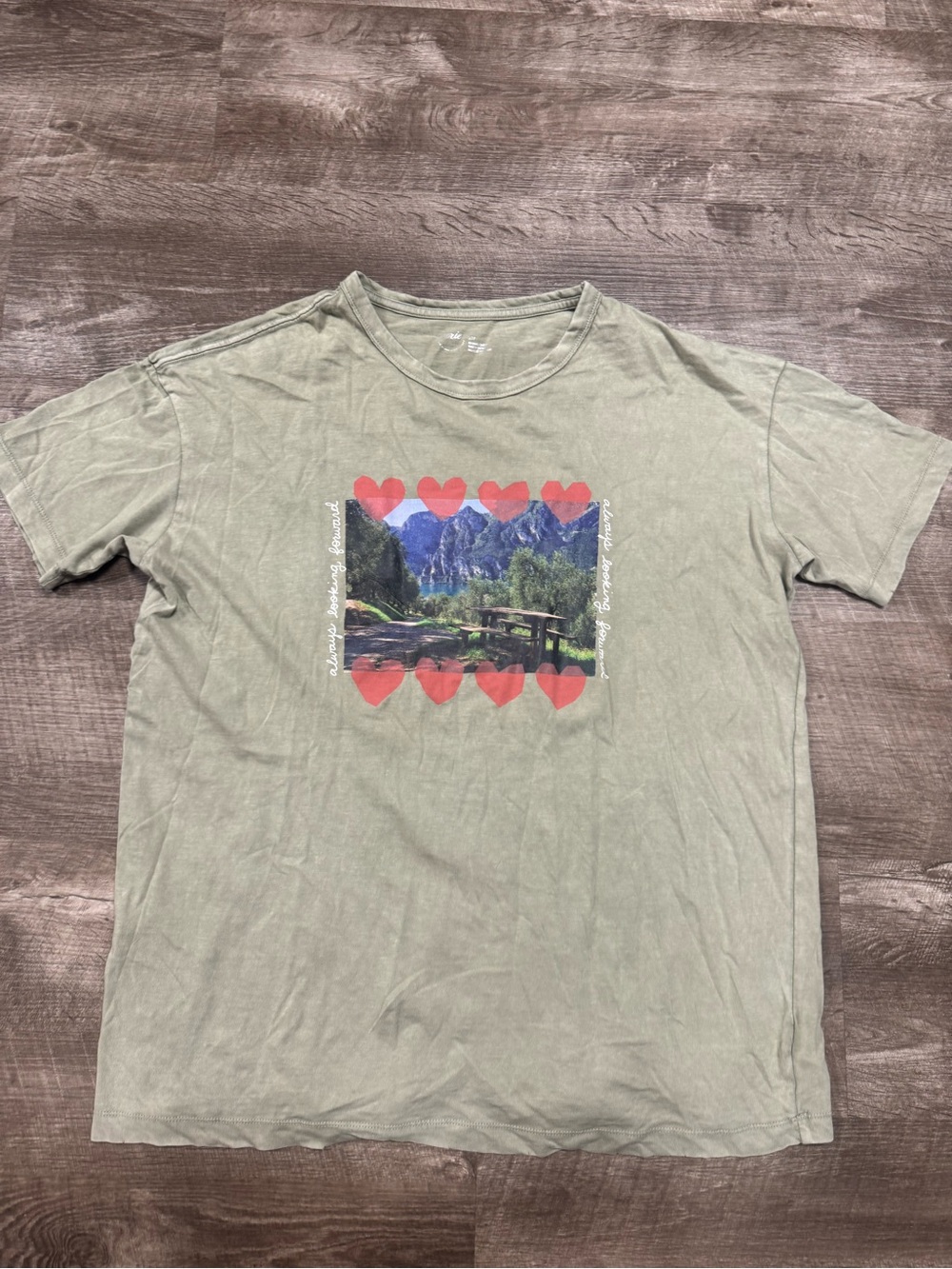 Aerie Mountain Graphic Picnic Table T-Shirt